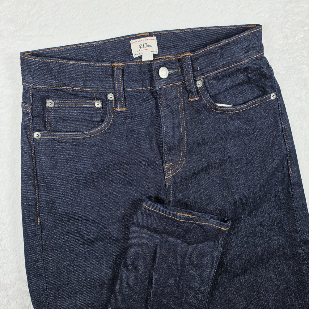 J.Crew 484 Slim Mens 28/32 Dark Indigo Kurabo Japanese Denim Jeans J5024